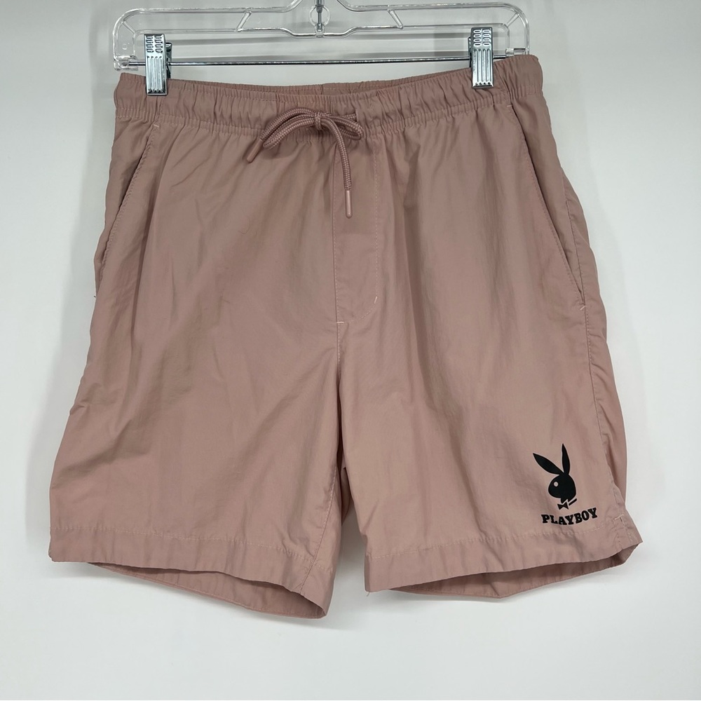 Play Boy x Pacsun Mens  Nylon Trunks Short